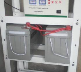 1.0 Kva with 2 200Ah batteries Connected in Parallel